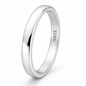 Anillo de Plata de Ley 925 Liso |   Anillo Clásico Minimalista para Bodas y Uso Diario |   Proveedor Mayorista de Acabado Liso Unisex - Product Image 3