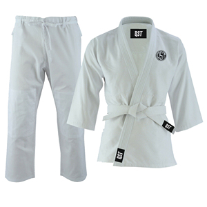 Última Moda Nuevo Diseño Blanco y Púrpura Color Judo Gi Uniforme Jiu Jitsu Kimono Unisex Disponible en Diferentes Tamaños y Colores - Product Image 1