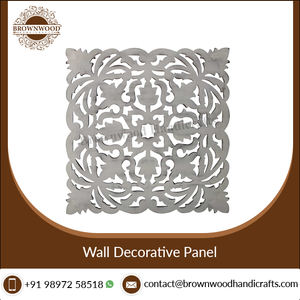 Best Buy Burnt Distressed White Color Excellent Quality <b>MDF</b> Hand Carved <b>Wall</b> <b>Decorative</b> <b>Panels</b> at Competitive Price - Product Image 5