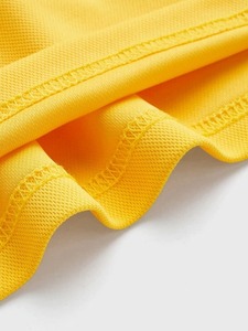 2025 meilleure qualité hommes 100% coton pour polos grande taille vêtements de golf avec tissu de toile à motif solide en vente - Product Image 3