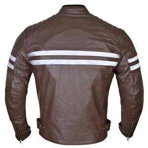 Veste en cuir pour motard pour la conduite à moto Veste de moto durable OEM ODM Vente en gros 2026 Adulte Toutes saisons - Product Image 4
