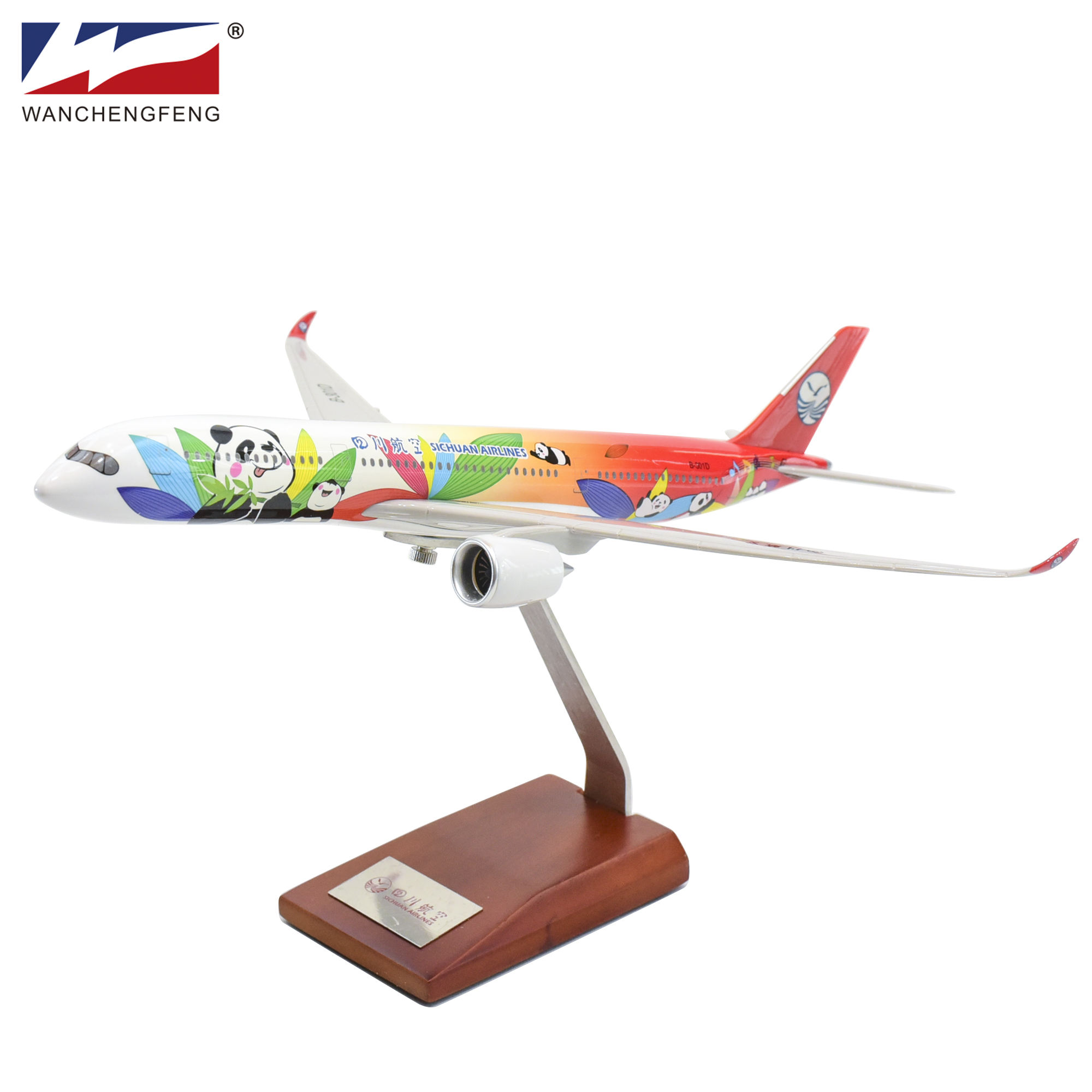 โมเดลเครื่องบินเสฉวนสายการบิน A350-900ผลิตภัณฑ์โมเดลเครื่องบิน1/200 33ซม.|  Alibaba.com