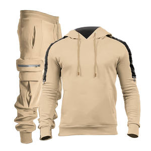 Chándales de ropa deportiva de lana personalizada de alta calidad para hombre, conjunto de 2 piezas, conjuntos de sublimación de talla grande para hombre, conjuntos de Jogger con capucha de invierno - Product Image 3