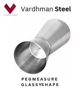 Stainless Steel Peg <b>Measure</b> Glassy Shape, a Glassy Design That Makes Every Pour a Work of Art Glassy Peg <b>Measure</b> Clear <b>Measure</b> - Product Image 5