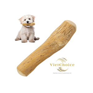 Masticables de madera de café natural para perros, juguete orgánico duradero para mascotas, para masticadores agresivos, cuidado dental seguro y saludable, palo de madera Vietchoice - Product Image 3