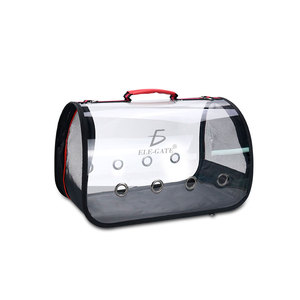 กระเป๋าเป้สะพายหลังสำหรับสัตว์เลี้ยงขนาดกลาง-ใหญ่ แฟชั่น พกพาสะดวก ทำจากโพลีเอสเตอร์ตาข่าย ระบายอากาศได้ดี โปร่งใส เหมาะสำหรับแมวและสุนัข - Product Image 3