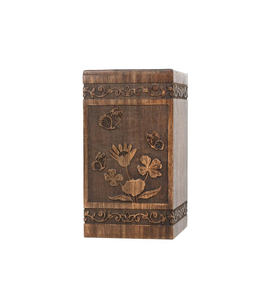 โกศไม้ที่ทําด้วยมือขายส่งอุปกรณ์งานศพ โกศไม้สําหรับเผาผลาญของมนุษย์ โกศสําหรับเผาผลาญขายส่งสําหรับผู้ใหญ่ - Product Image 6