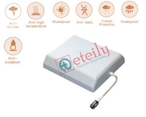 Antenne de panneau extérieur 3G 12dBi à usage intensif avec câble RG58 + connecteur SMA pour les Applications extérieures - Product Image 2