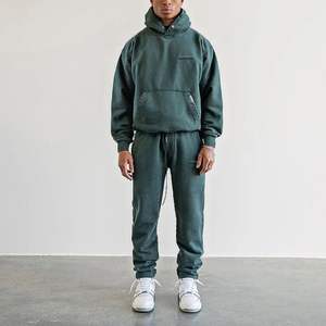 ชุดวอร์มผ้าคอตตอนผสมกรดสำหรับ100% ชุดวิ่งจ๊อกกิ้งปักบาง - Product Image 2