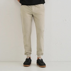 กางเกงขายาวทรงตรงเอวสูงผ้าฝ้าย 100% ระบายอากาศได้ดี กางเกงกีฬาผู้ชายลำลอง มีเชือกผูกเอว กางเกงวิ่งจ๊อกกิ้ง กางเกงสเวตแพนท์ - Product Image 5