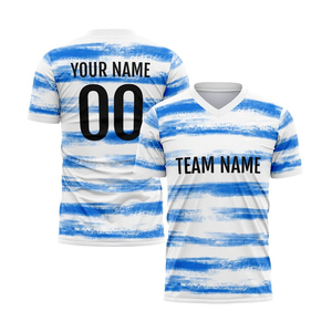 เสื้อฟุตบอลคุณภาพดีที่สุด ราคาขายส่ง ทนทาน ผลิตจากโพลีเอสเตอร์ 100% ทรงเข้ารูป สไตล์ใหม่ล่าสุด เนื้อผ้านุ่ม แขนสั้น - Product Image 4