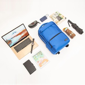 Sac à dos de randonnée, bretelles réglables, unisexe, gris, matière PU, minimaliste, multifonctionnel, léger - Product Image 5
