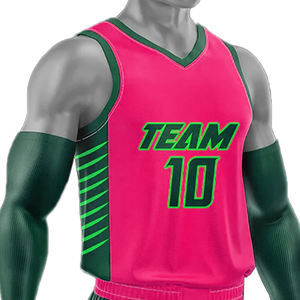 Design de maillot de basket-ball personnalisé pour kit d'équipe Col en V Sublimation haut de gamme Fabriqué au Pakistan Pantalon de qualité supérieure Design personnalisé - Product Image 2