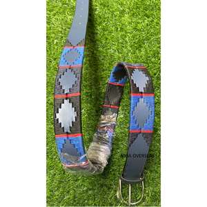 Ceinture argentine en cuir de qualité supérieure pour équidés avec fil cousu à la main Ceinture de polo équipement pour chevaux ceinture pour hommes accessoires pour hommes - Product Image 1