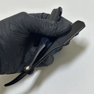 Nouvelle arrivée Rasoir de barbier à pince Professionnel en acier inoxydable Porte-lame de style pince Rasoir droit de sécurité pliable en plastique - Product Image 6