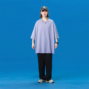 230 Gsm Oversize Heavy Cotton manga corta Super Quality Oem logo Custom Plain Unisex camiseta para hombres - Product Image 5