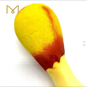 Jouet à mâcher pour chien en forme de cuisse de poulet, écologique, qui couine, pour le nettoyage des dents, en caoutchouc, 10 mots, titre du produit - Product Image 6