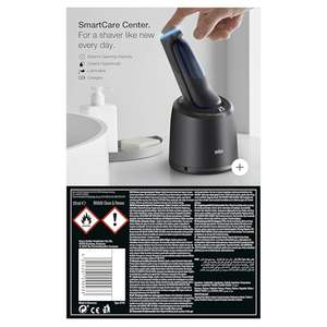 Afeitadora Eléctrica Recargable Inalámbrica para Hombre con Cabezal Flexible, Recortadora Húmeda/Seca, Accesorios para Barba, Estación de Limpieza IPX7 para Cuidado de la Barba - Product Image 1