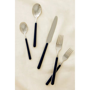 ชุดช้อนส้อมสแตนเลสคุณภาพสูง 5 ชิ้น ดีไซน์สวยงาม เงางาม เหมาะสำหรับงานเลี้ยง - Product Image 1