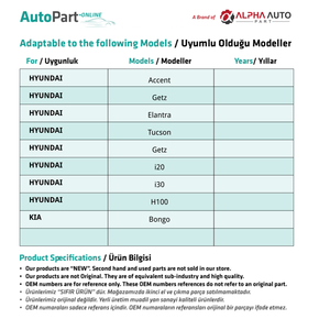 คลัตช์-ยางเหยียบเบรกสำหรับ Hyundai Accent,Elantra,Tucson - Product Image 2