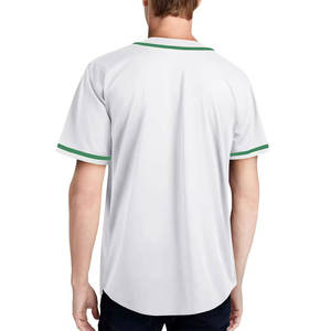 Camiseta de béisbol personalizada con botón completo ropa deportiva transpirable con impresión por sublimación camisetas de béisbol al por mayor - Product Image 2