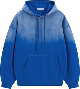 Sweat à capuche pour homme personnalisable, uni, teint, de haute qualité, respirant, en coton, décontracté, pour l'hiver - Product Image 1