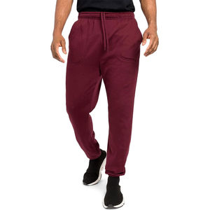 Top Fashion hommes cordon taille pantalons de survêtement ensembles meilleur prix vêtements de sport coton Polyester fait pantalons de survêtement avec poches - Product Image 1