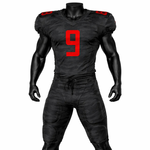 Wholesale Custom American Football Jersey Set Breathable Compression Uniform with <b>Padded</b> <b>Pants</b> OEM Supplier - Product Image 1