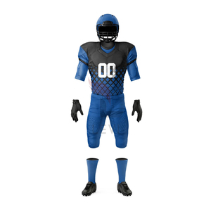 Uniforme de football américain sublimé en twill, style le plus récent pour adulte, respirant, anti-bactérien, séchage rapide, anti-UV, vente en gros - Product Image 2