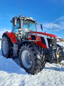 รถแทรกเตอร์มือสอง Massey Ferguson 75 แรงม้า ขับเคลื่อน 4 ล้อ พร้อมที่ตักด้านหน้า เกียร์ขับเคลื่อน เครื่องยนต์และเกียร์บ็อกซ์ สำหรับใช้งานในฟาร์ม ขาย - Product Image 4