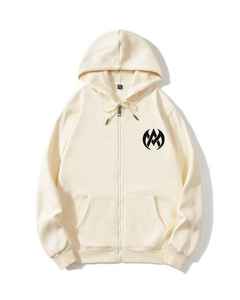 Sudadera con capucha con cremallera y bolsillo de canguro para hombre Sudadera con capucha informal de algodón de manga larga - Product Image 1