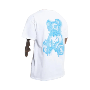 เสื้อยืดลายสตรีทโอเวอร์ไซส์2025ผู้ชายพิมพ์ลายดิจิทัลเสื้อยืด200ผ้าฝ้าย100% 240GSM คุณภาพการตัดเย็บระดับพรีเมียมตามสั่ง - Product Image 1