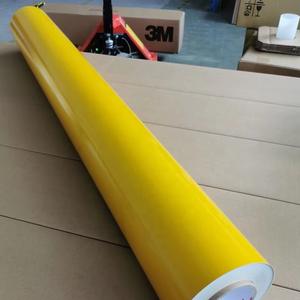 Mactape 3M 610C-11 Scotchlite Series PVC personnalisé feuille réfléchissante vinyle jaune matériau réfléchissant - Product Image 3
