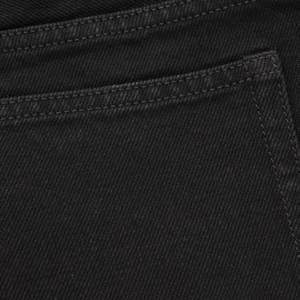 Usine personnalisée pour hommes nouveau style de jean noir clair pantalon droit slim décontracté pantalons longs tissu en toile léger - Product Image 6