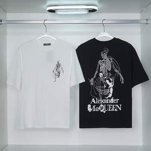 Camiseta Personalizada de Marca para Hombre, 100% Algodón, Tejido de Punto Grueso, Corte Regular, Dobladillo sin Rematar, Color Sólido, Secado Rápido, de Lujo - Product Image 4