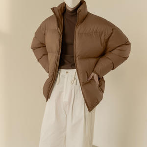 OEM Manufacture Supplier of Men's Winter Puffer Jacket Custom Windproof <b>Black</b> Casual Coat Warm Down Coats - Product Image 3