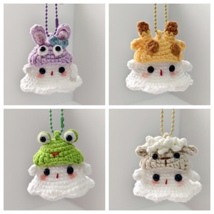 Muñeco <span class=keywords><strong>de</strong></span> Ganchillo <span class=keywords><strong>de</strong></span> Fantasma Pequeño y Adorable, Adorno <span class=keywords><strong>de</strong></span> Energía Positiva, Decoración para el Hogar, Llavero, Colgante para Bolsa, Regalos para Fiestas <span class=keywords><strong>de</strong></span> Navidad - Product Image 3