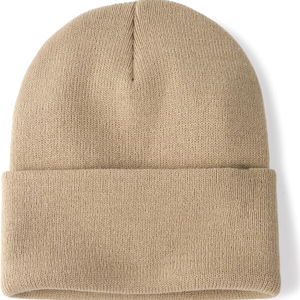 Custom Unisex Olive Green Knit Beanie Warm Stretchable Minimalist Winter Hat <b>Men</b> Soft Warm Cuffed Beanie Knitted Skull <b>Cap</b> - Product Image 1