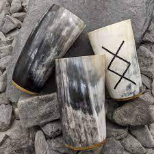 Vente chaude ARTISAN CRAFT Style nautique tasses en corne de buffle fabriqués à la main verres quotidiens finition polie Europe Direct indien - Product Image 6