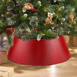 High Quality Embossed Metal <b>Christmas</b> Tree Collar For Artificial <b>Christmas</b> Tree Holiday & Home Decoration - Product Image 5