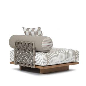 Muebles de Jardín Modernos para Patio, Proyecto de Hotel y Resort, Sofá Seccional de Teca, Resistente a la Intemperie, con Estructura de Madera Sólida - Product Image 2