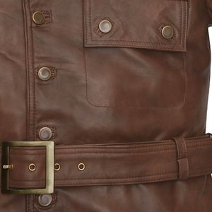 Precio barato Nuevo estilo Chaquetas de cuero con logotipo personalizado Nuevo diseño Chaquetas de cuero genuino Chaqueta de invierno de cuero de alta calidad - Product Image 4