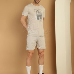 Ensemble chemises et shorts-Ensembles courts pour hommes Fashion Wear T-shirts et shorts T-shirt avec ensembles de shorts assortis - Product Image 1