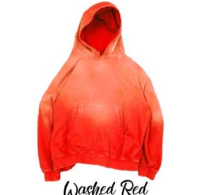 Fabricantes de ropa personalizada, ropa de calle de gran tamaño, sudaderas con capucha bordadas desgastadas con lavado ácido Vintage, diamantes de imitación de algodón desteñidos al sol - Product Image 3