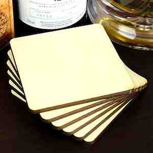 Posavasos de madera personalizados de lujo hechos a mano fabricante de madera de mango de nogal exportador India - Product Image 4