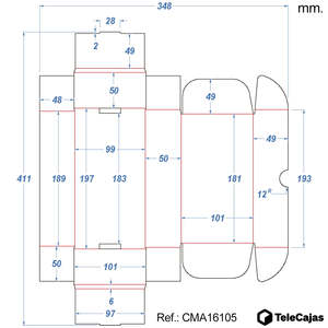 Boîte postale robuste de 16x10x5 cm en carton kraft brun recyclé, protégée contre les UV, pour envois postaux, auto-assemblable - Product Image 5