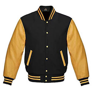 Wholesale High Quality Wholesale Blank <b>Varsity</b> <b>Jackets</b> Custom <b>Varsity</b> <b>Vintage</b> Leather Sleeve Letterman <b>Jacket</b> 2025 - Product Image 4