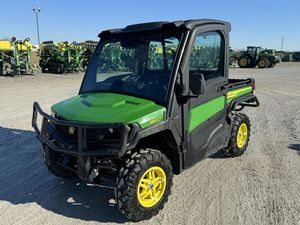 รถอเนกประสงค์ John Deere ขับเคลื่อน 4 ล้อ ราคาประหยัด พร้อมกระบะบรรทุกและกันชนหน้า สีเขียวและเหลือง พร้อมส่งออก - Product Image 3