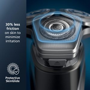 Rasoir électrique intelligent à détection humide et sèche, système Lift & Cut avec tondeuse escamotable, étanche IPX7 pour le visage et le corps - Product Image 5