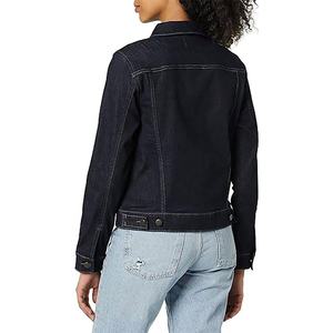 Veste en jean basique à manches longues pour femmes Streetwear personnalisé en gros manteau classique respirant taille XL pour l'hiver - Product Image 5
